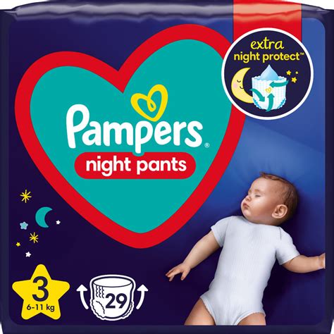 pampers night pants